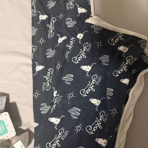 Little Cowboy Themed Kids Blanket